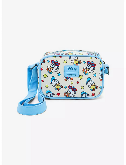 Loungefly Disney Baby Donald Duck Stars Camera Crossbody Bag