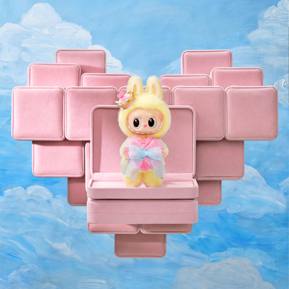 (Pre-Order) THE MONSTERS Let's Checkmate Series-Vinyl Plush Hanging Card (Pre-Order)