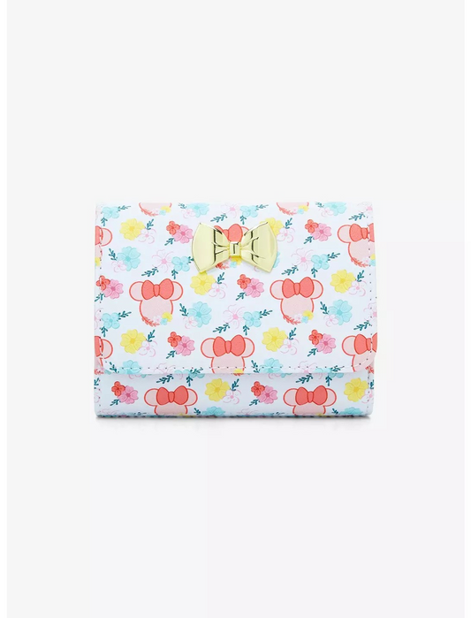 Loungefly Disney Minnie Mouse Flowers Mini Flap Wallet